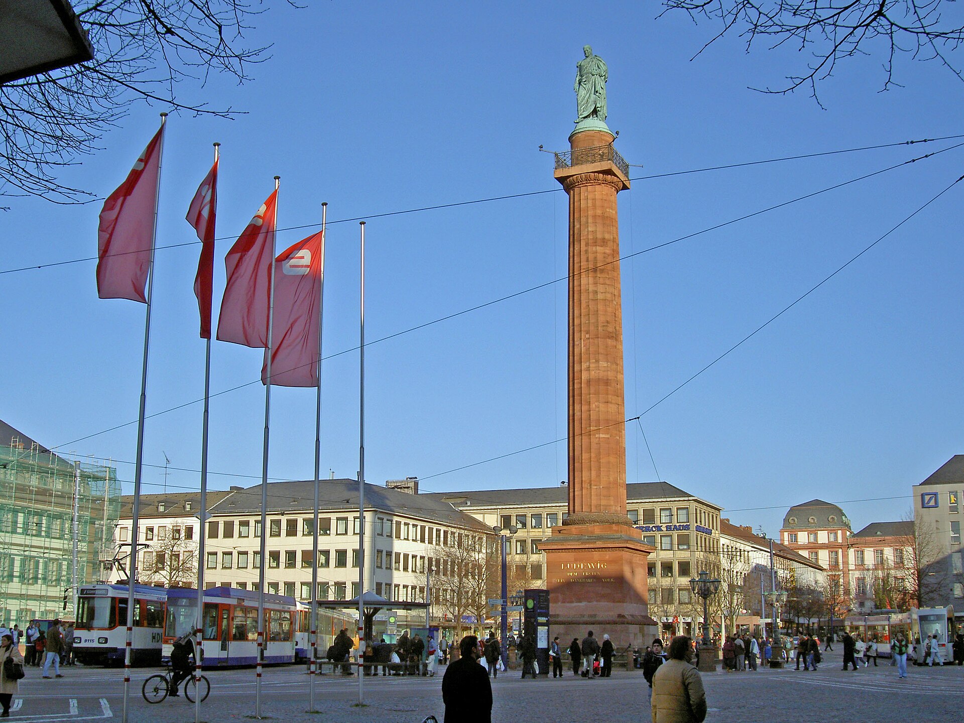 Stadtmotiv in Darmstadt – Luisenplatz, Darmstadt